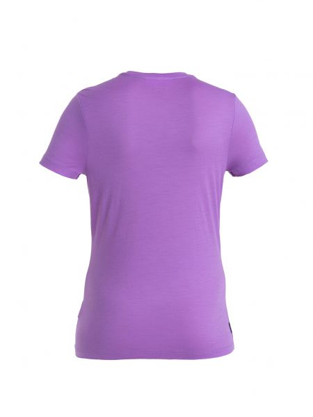 Sportiniai marškinėliai Icebreaker violetinė