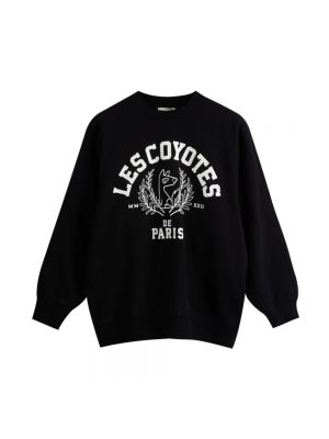 Czarna bluza z kapturem Les Coyotes De Paris