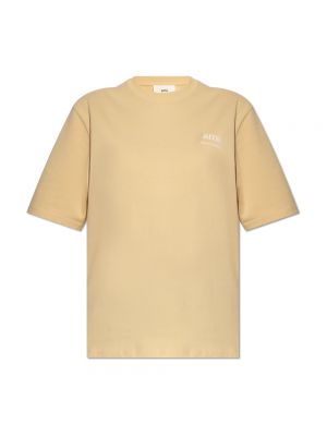 T-shirt Ami Paris jaune