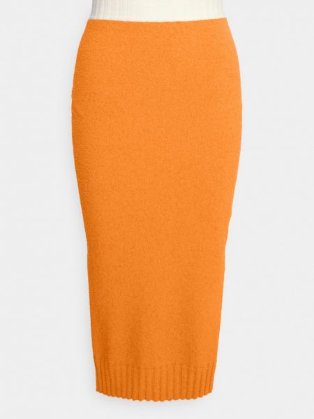 Spódnica ołówkowa Elleme pomarańczowa
