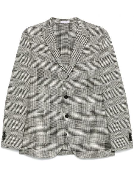 Ternet lang blazer Boglioli hvid