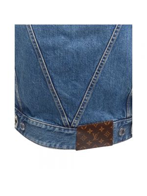 Kurtka jeansowa Louis Vuitton Vintage niebieska