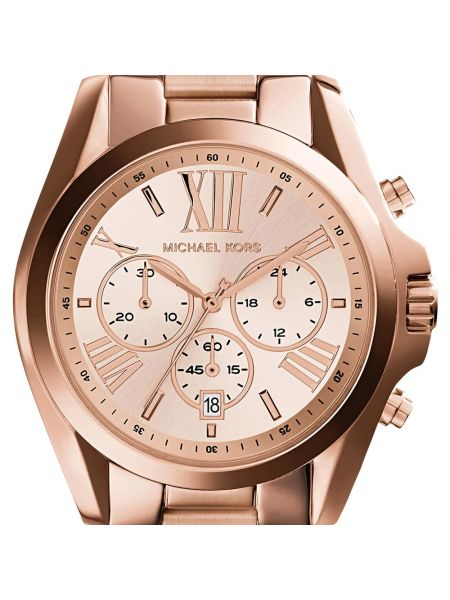 Armbanduhr aus roségold Michael Kors pink