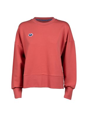 Oversize пуловер с качулка Arena розово
