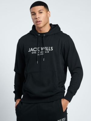 Черное худи Jack Wills