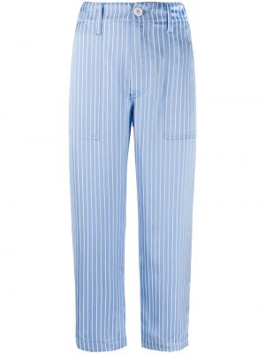 Pantalones de cintura alta a rayas Jejia azul