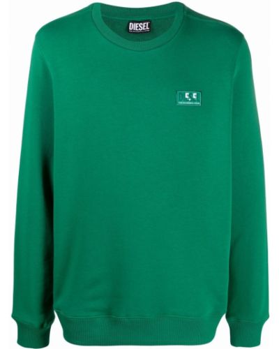 Jersey de tela jersey Diesel verde