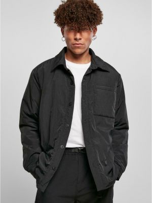 Нейлоновая куртка-рубашка Urban Classics черная