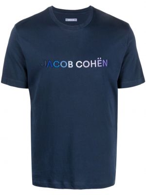 Тениска бродирана Jacob Cohën синьо