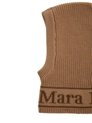 Vlněný čepice Max Mara černý
