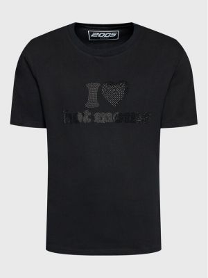 Voľné priliehavé tričko 2005 čierna