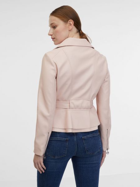 Kožená bunda Orsay růžová