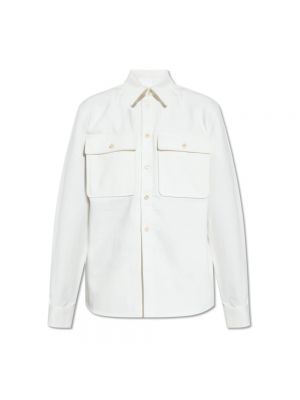 Biała koszula jeansowa Jil Sander