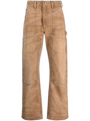 Ravne hlače Polo Ralph Lauren rjava