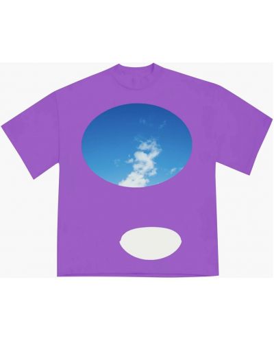T-shirt Yeezy - Fioletowy