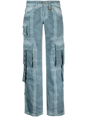 Cargo jeans med låg midja Blumarine blå