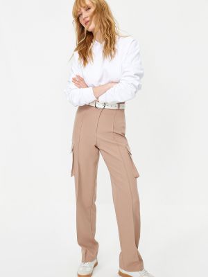 Плетени relaxed карго панталони с джобове Trendyol