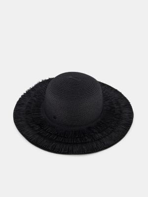 Sombrero con flecos Latouche negro