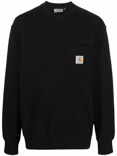 Bomull sweatshirt Carhartt Wip svart