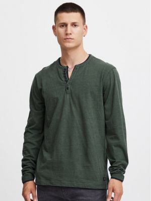 Μακρυμάνικη μπλούζα Blend πράσινο
