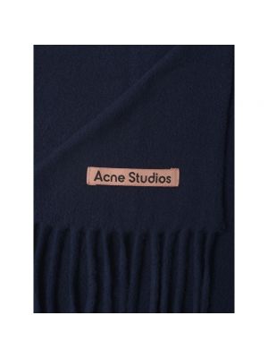 Szal Acne Studios niebieska