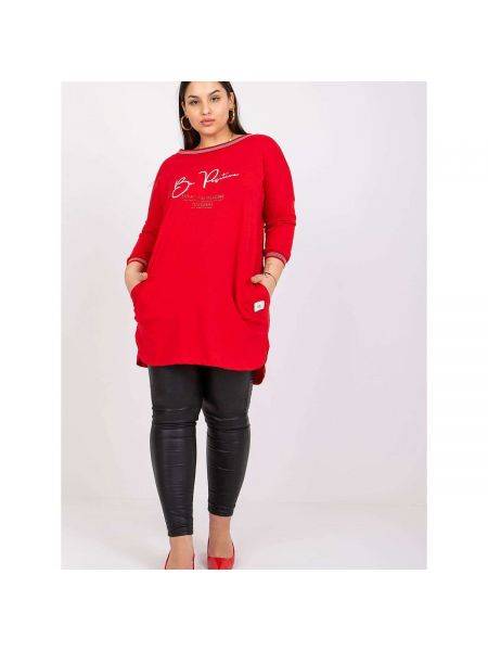 Tunika s nápisem Fashionhunters červená