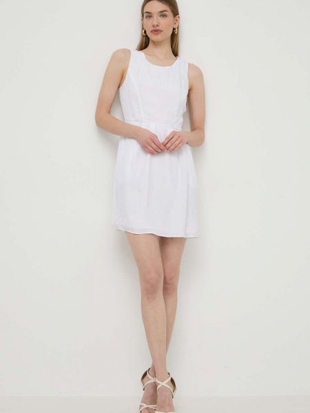 Testhezálló mini ruha Armani Exchange fehér