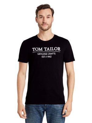 Тениска Tom Tailor черно