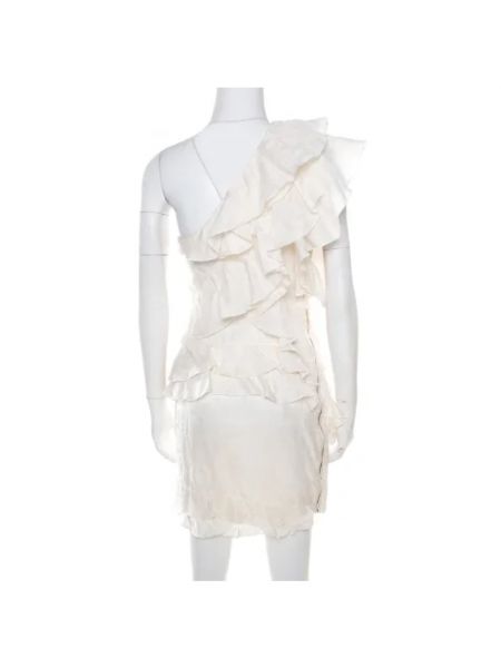 Vestido de seda Isabel Marant Pre-owned blanco