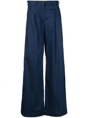Pantaloni a vita alta plissettati Jejia blu