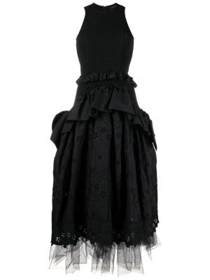 Платье макси длинное Simone Rocha, черное