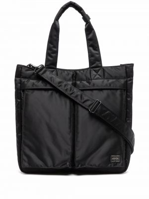 Ватирани шопинг чанта Porter-yoshida & Co. черно