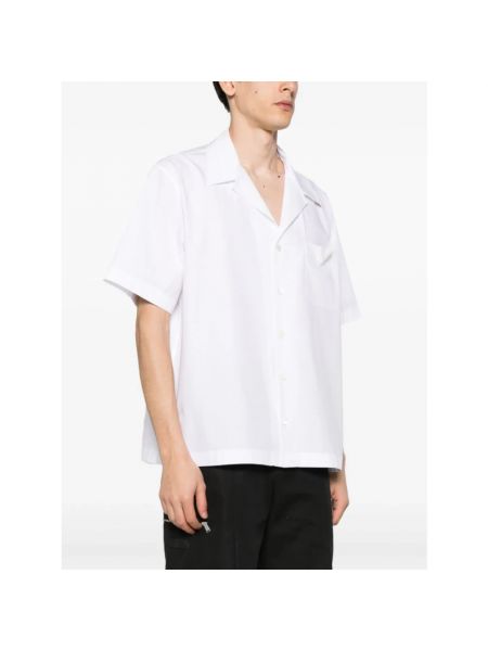 Camisa de algodón con bolsillos Valentino Garavani blanco