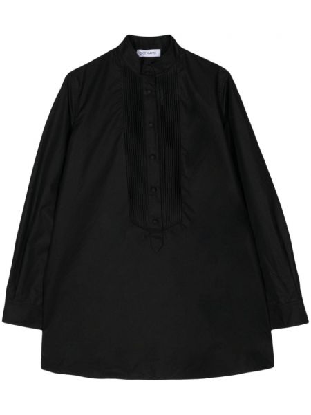 Bluzka bawełniana plisowana Dice Kayek czarna