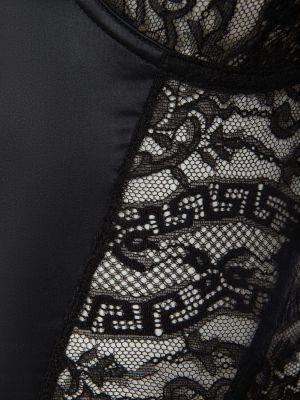 Csipkés bralette melltartó Versace fekete
