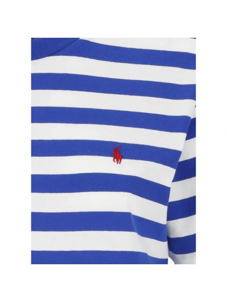 Camisa de algodón a rayas Ralph Lauren azul