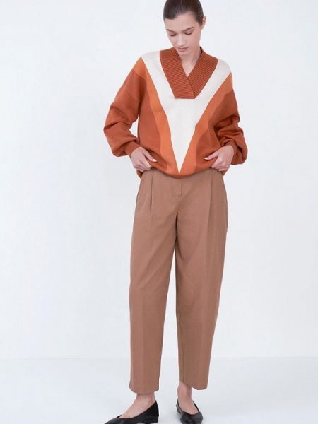 Пуловер Baon коричневый