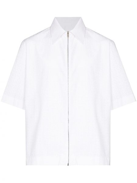 Camisa con cremallera Givenchy blanco