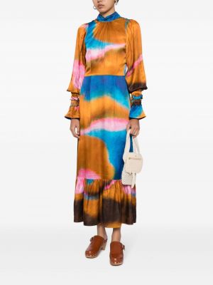 Sukienka z nadrukiem w abstrakcyjne wzory Helmstedt