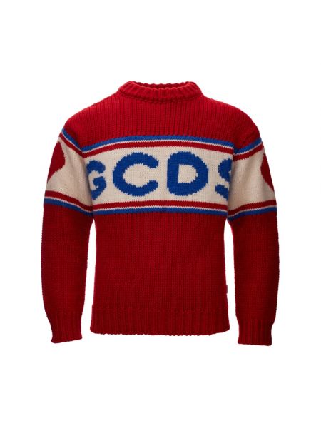 Sweter oversize Gcds czerwony