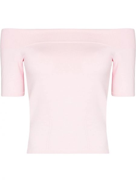 Тениска Alexander Mcqueen розово