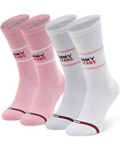 Chaussettes Tommy Jeans rose