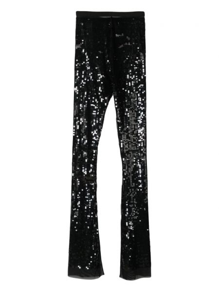 Rovné kalhoty Rick Owens Lilies černé