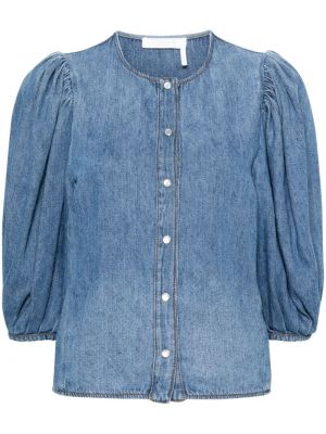 Džínová košile Chloé modrá
