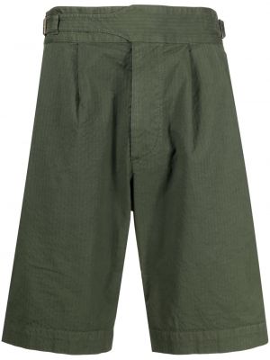 Pantaloni scurți plisate Man On The Boon. verde