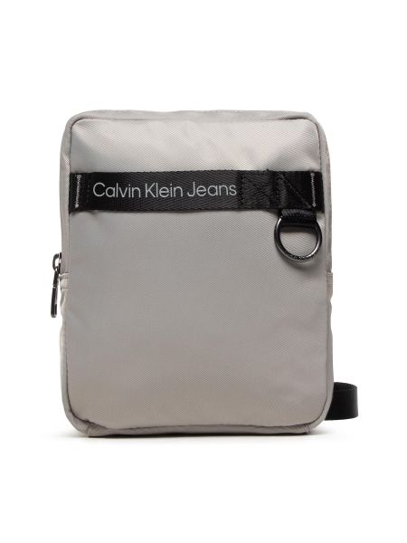 Τσάντα ώμου Calvin Klein Jeans γκρι