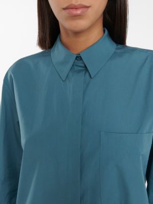 Hemd aus baumwoll Loro Piana blau