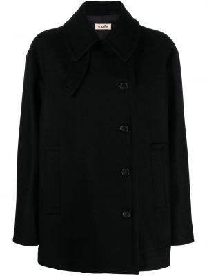Kabát s knoflíky Alberto Biani černý