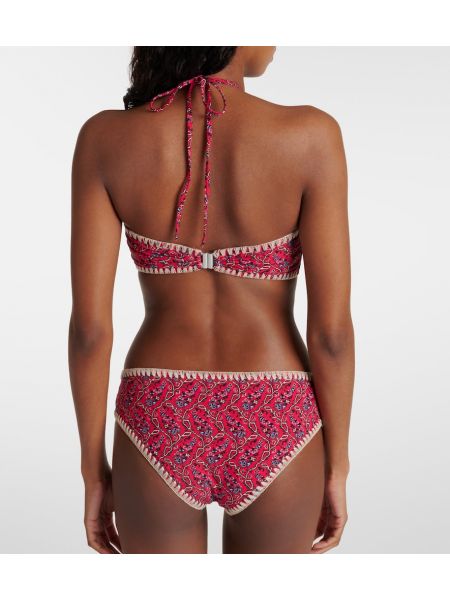 Bikini cu imagine Marant Etoile roșu