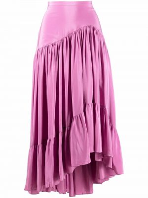 Asymetrická sukňa Marni fialová